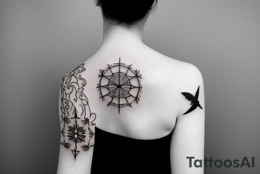 window plane tattoo idea