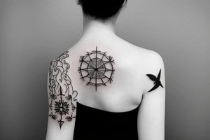 window plane tattoo idea