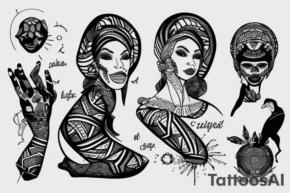 niger in mayonnaise tattoo idea