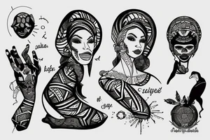 niger in mayonnaise tattoo idea