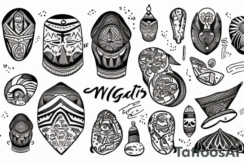 niger in mayonnaise tattoo idea