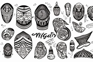 niger in mayonnaise tattoo idea