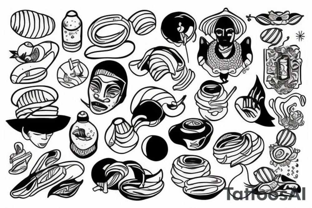 niger in mayonnaise tattoo idea