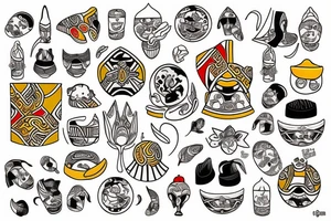 niger in mayonnaise tattoo idea