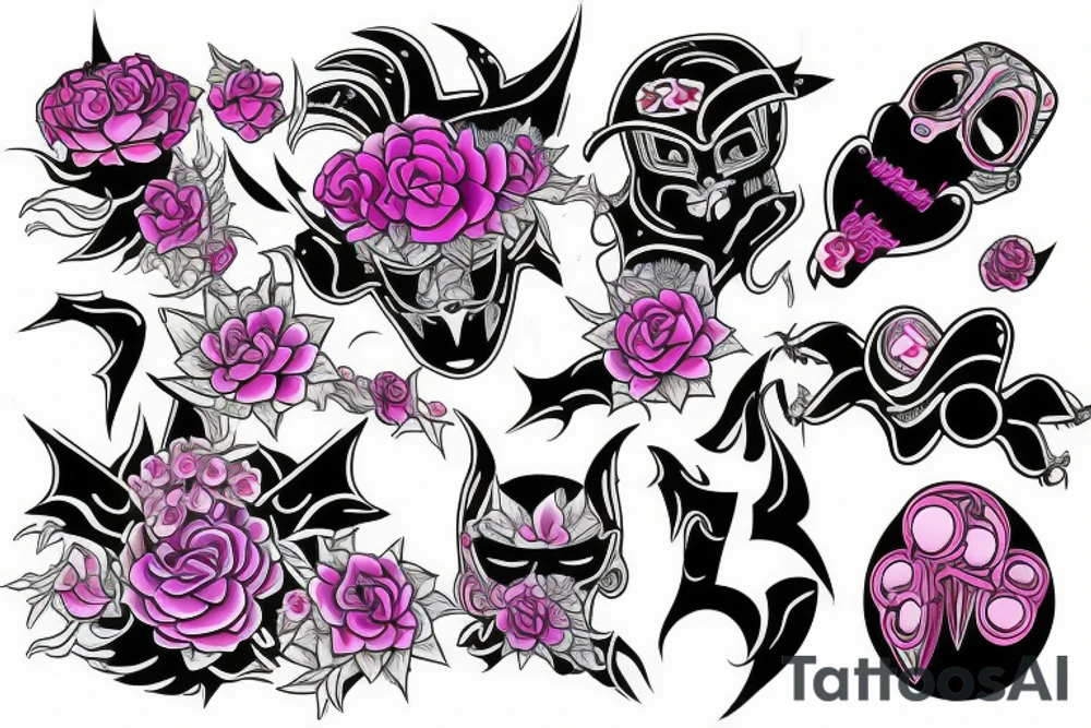 Cyberpank tattoo idea