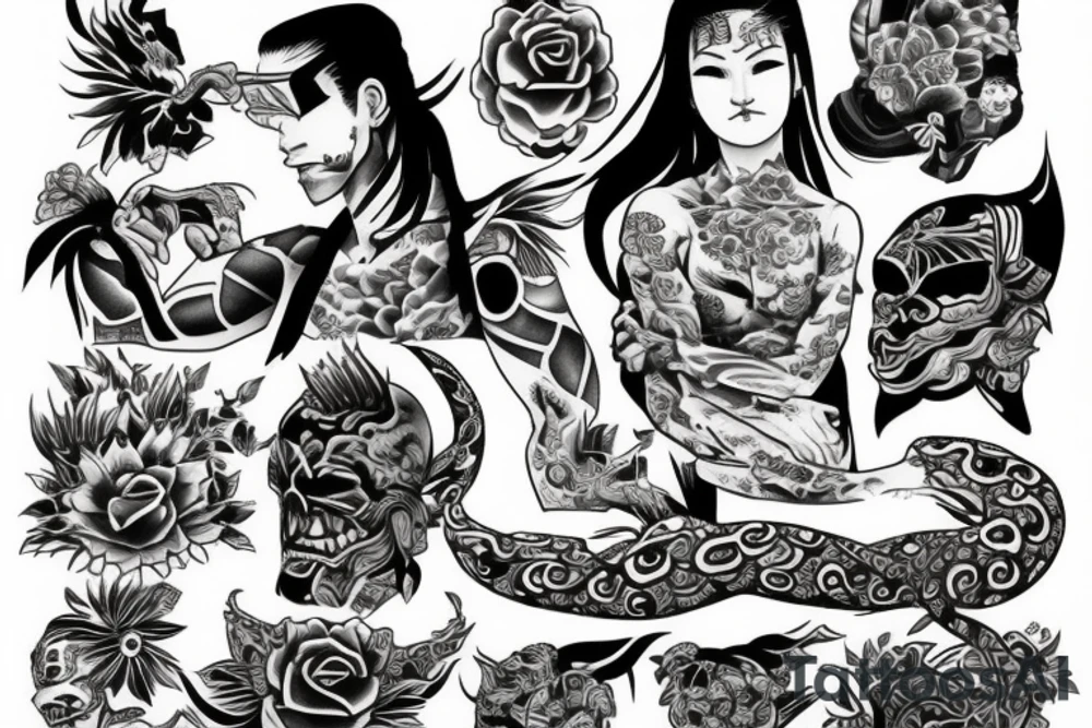 Yakuza tattoo idea