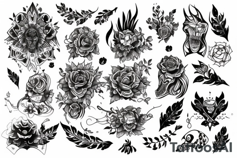 Мадара из аниме tattoo idea