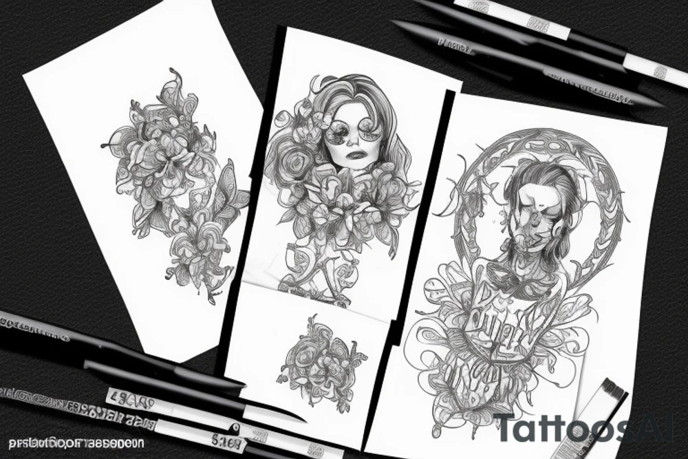 Самурай с Драконом tattoo idea