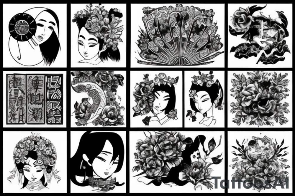Катана tattoo idea