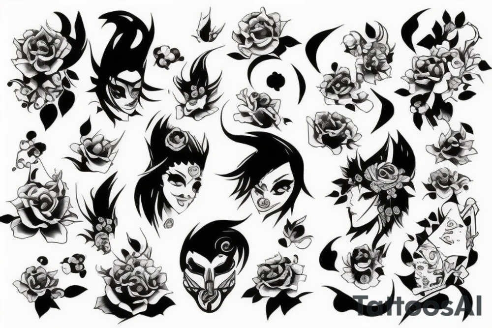 Катана tattoo idea