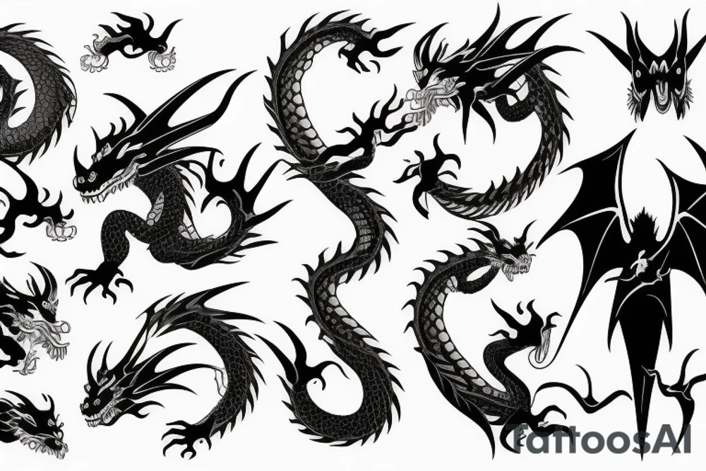 Dragon tattoo idea