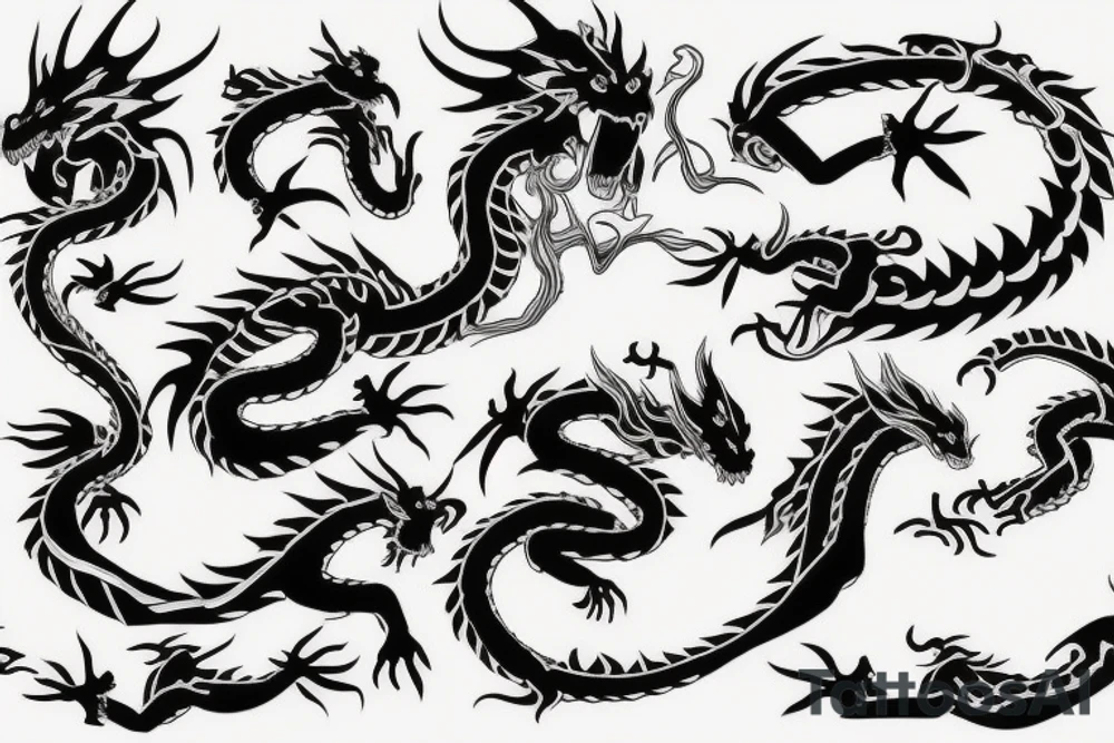 Dragon tattoo idea