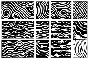 waves sleeve tattoo idea
