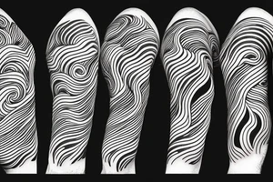 waves sleeve tattoo idea