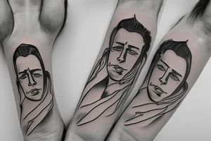Albert Camus’s The Stranger walking on the beach. tattoo idea