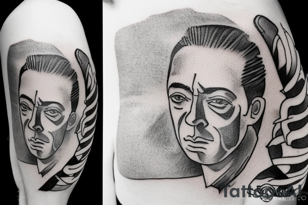 Albert Camus’s The Stranger walking on the beach. tattoo idea