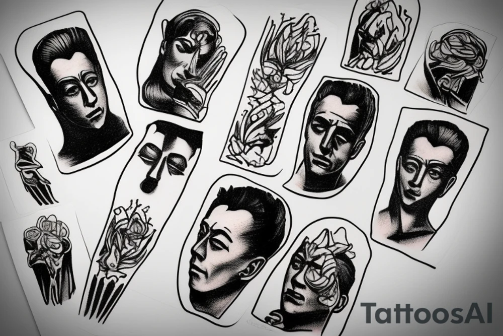 Albert Camus’s The Stranger walking on the beach. tattoo idea