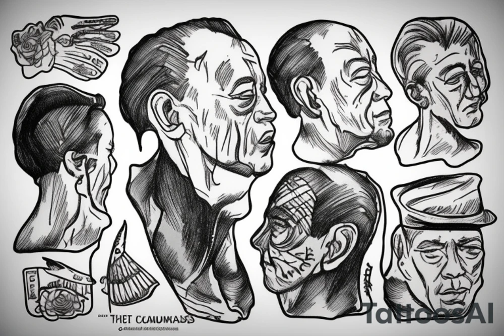 Albert Camus’s The Stranger walking on the beach. tattoo idea