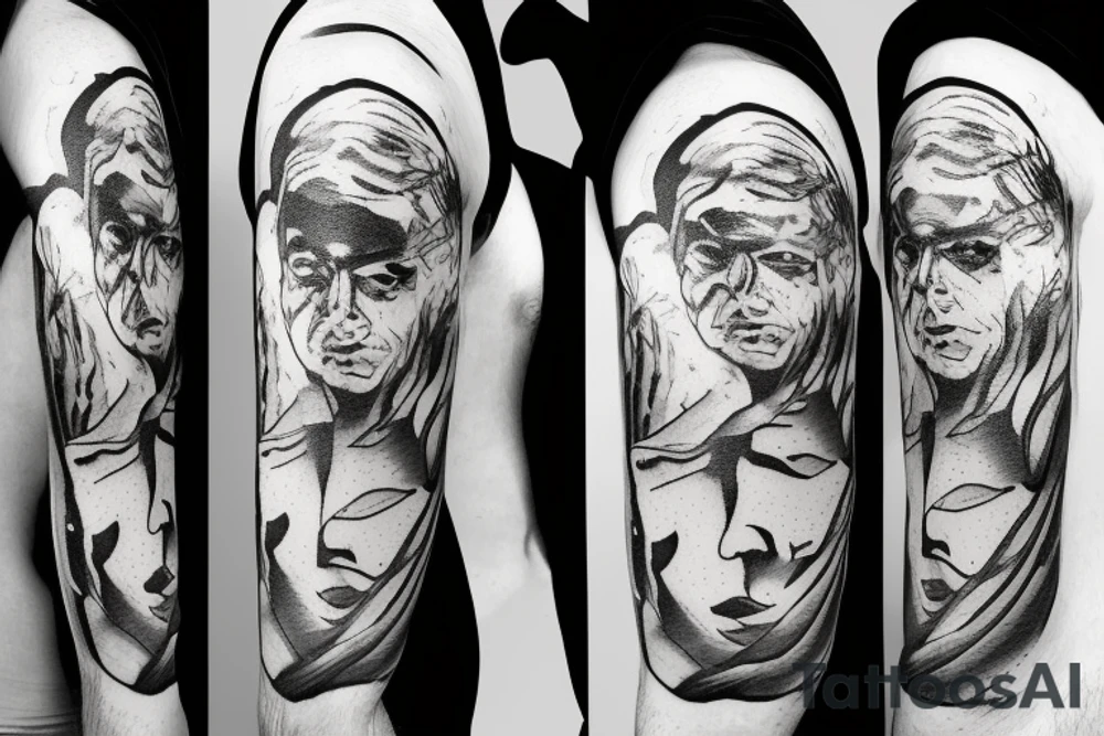 Albert Camus’s The Stranger walking on the beach. tattoo idea