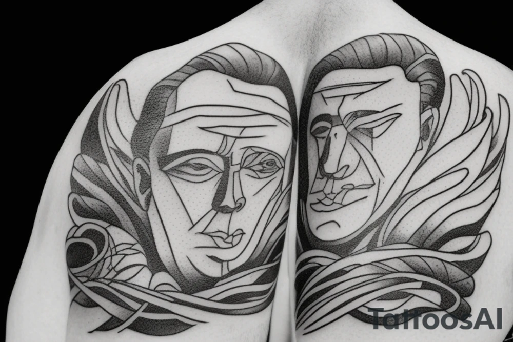 Albert Camus’s The Stranger walking on the beach. tattoo idea