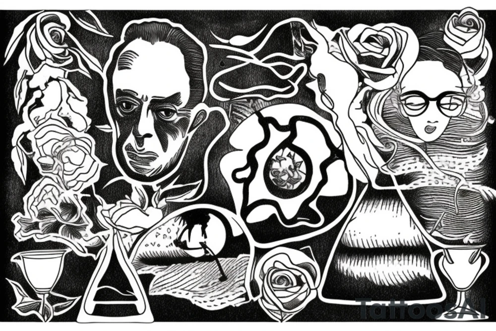 Albert Camus’s The Stranger walking on the beach. tattoo idea