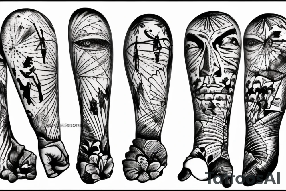 Albert Camus’s The Stranger walking on the beach. tattoo idea