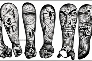 Albert Camus’s The Stranger walking on the beach. tattoo idea