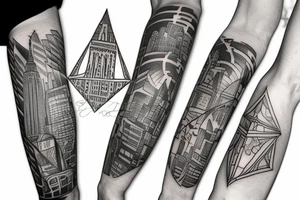New York City streets tattoo idea