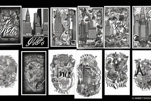 New York City streets tattoo idea