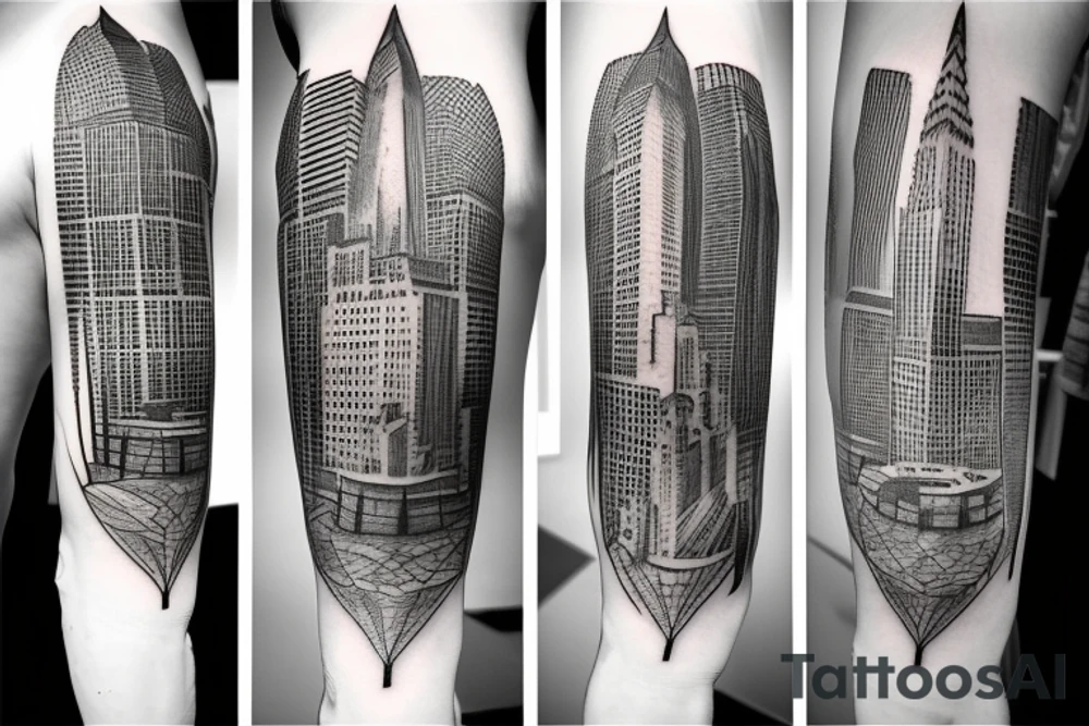 New York City streets tattoo idea