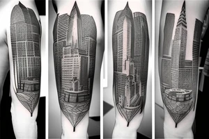 New York City streets tattoo idea