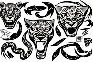 panther tattoo idea