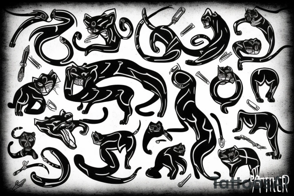 panther tattoo idea