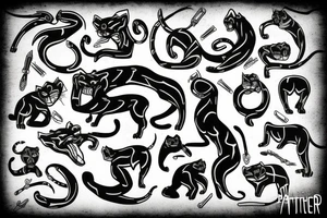 panther tattoo idea