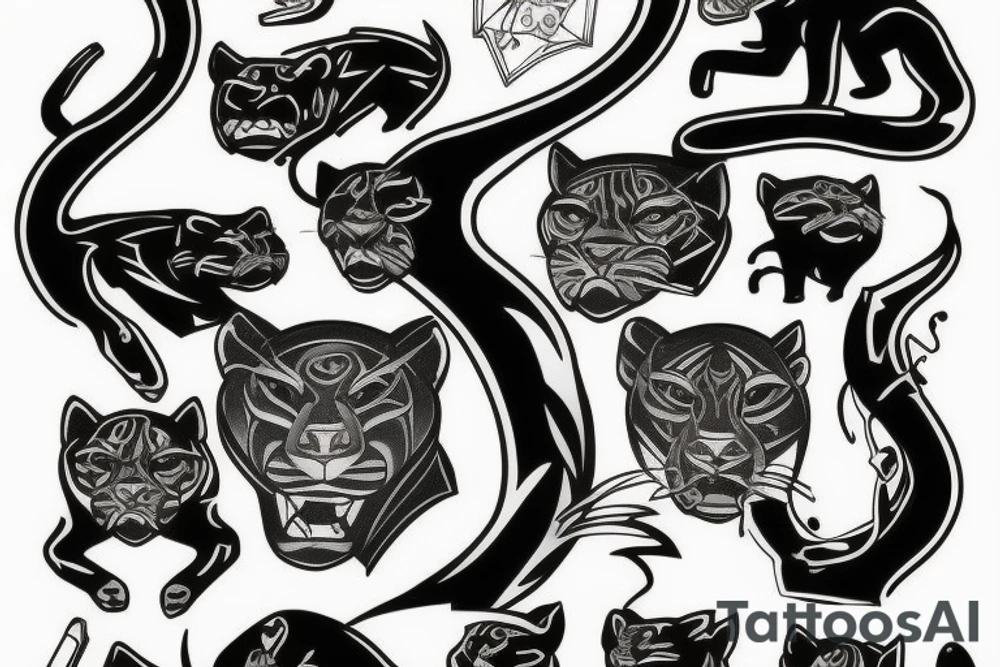 panther tattoo idea