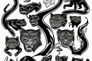 panther tattoo idea