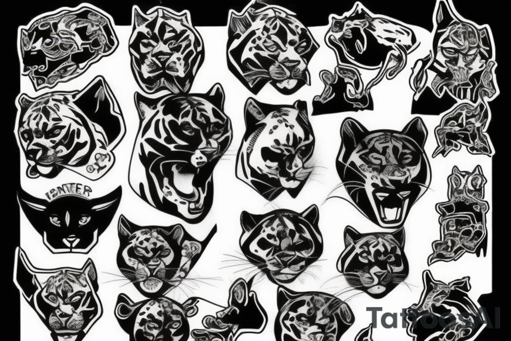 panther tattoo idea