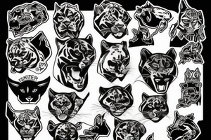 panther tattoo idea