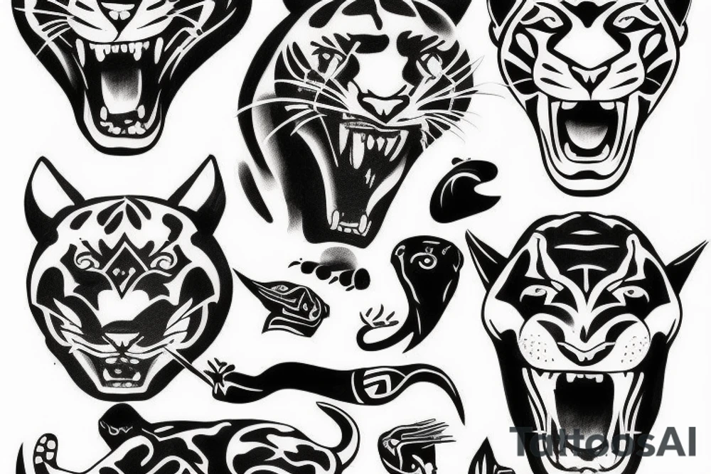 panther tattoo idea
