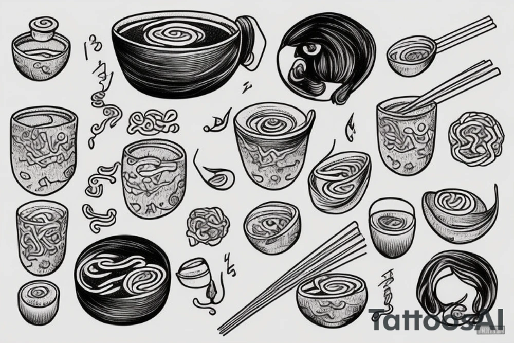 ramen tattoo idea