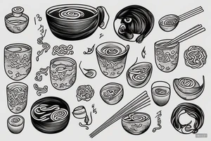 ramen tattoo idea