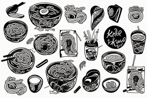 ramen tattoo idea