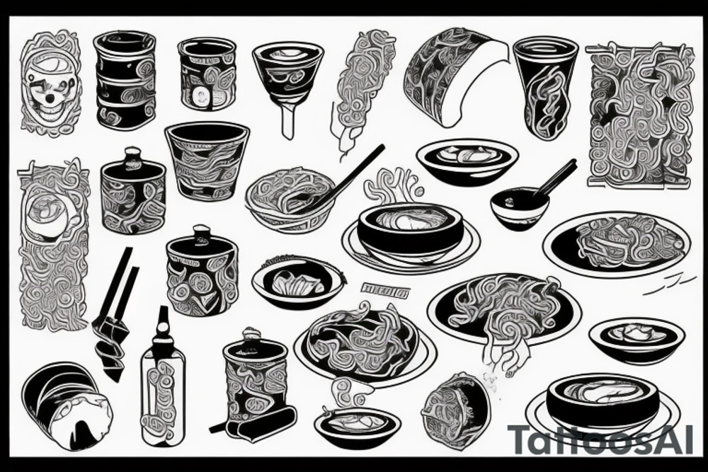 ramen tattoo idea