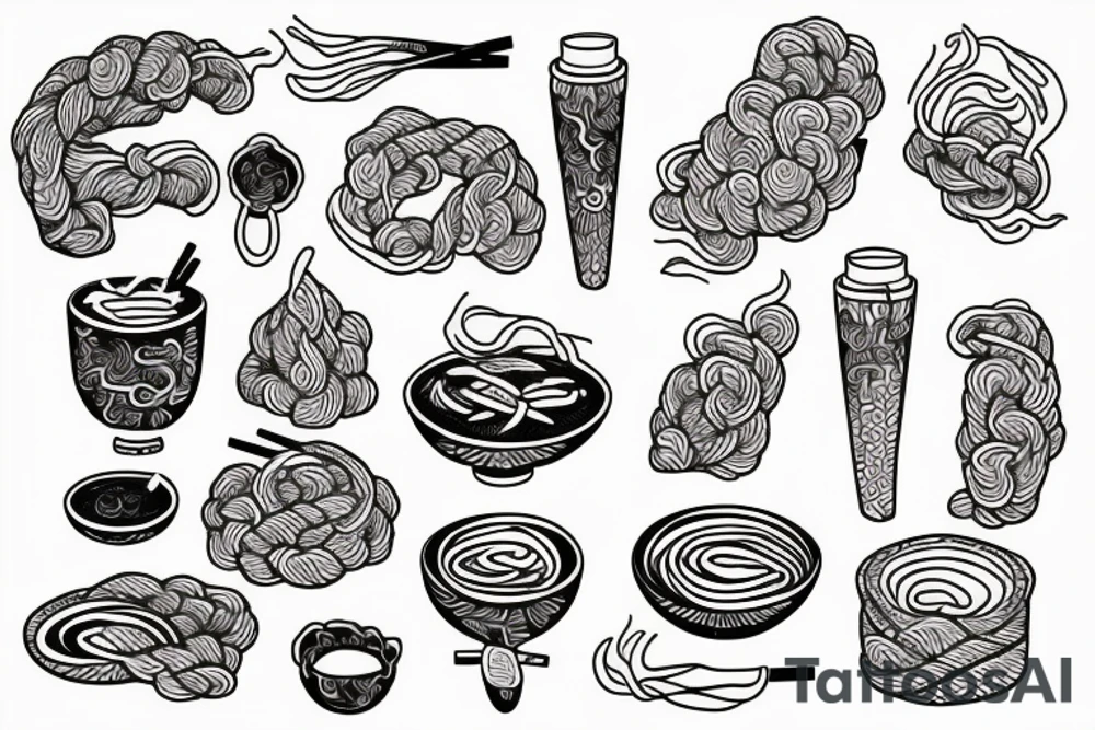 ramen tattoo idea