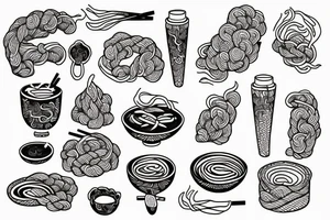 ramen tattoo idea