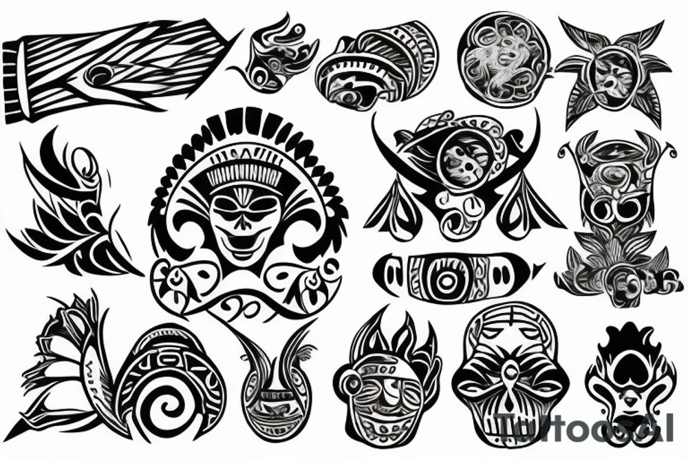 Familia, amigos, vivir el presente tattoo idea