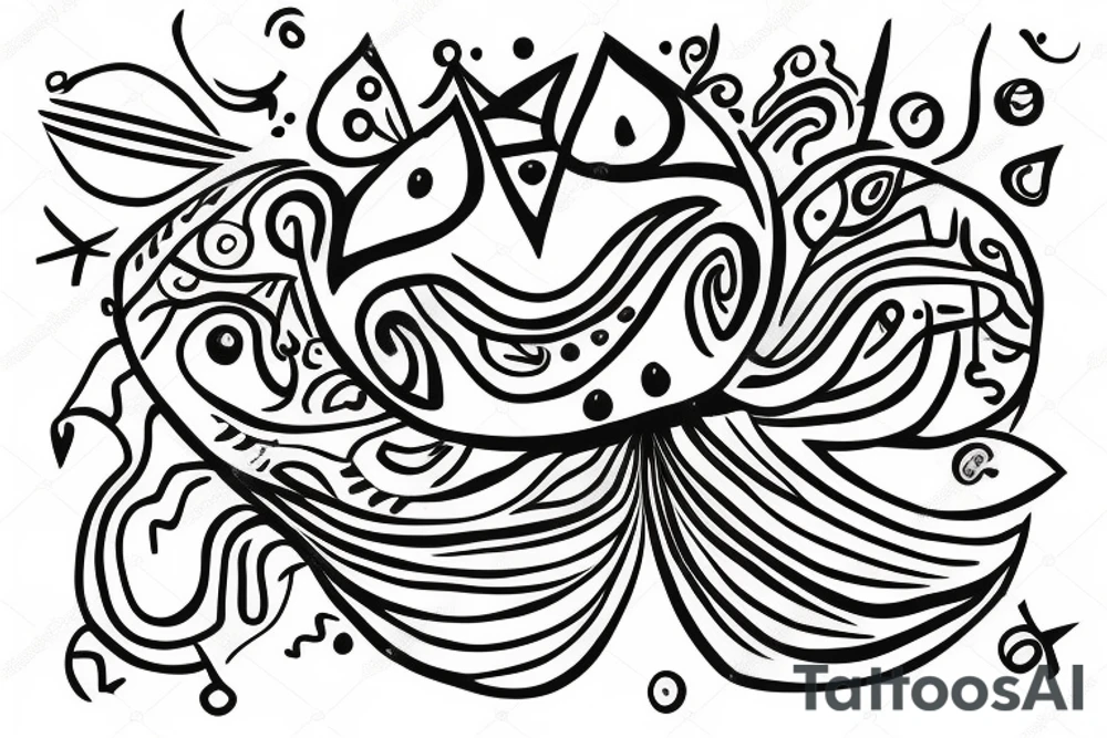 The Earth wearing a crown. tattoo idea