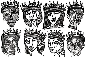 The Earth wearing a crown. tattoo idea