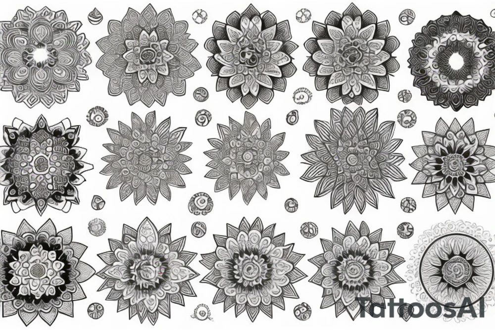 Tattoo sketch mandalas tattoo idea