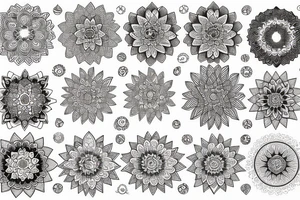 Tattoo sketch mandalas tattoo idea